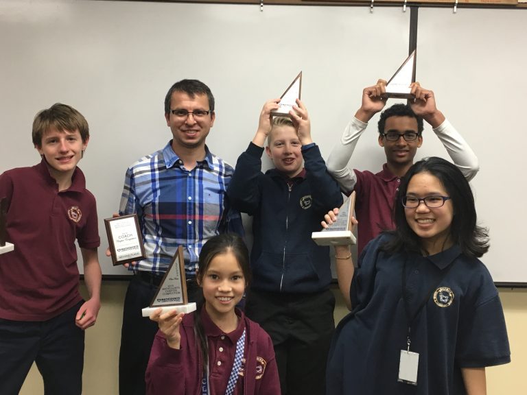 BEEHIVE’S MATHCOUNTS TEAM TAKES SECOND IN THE CHAPTER ROUND Beehive
