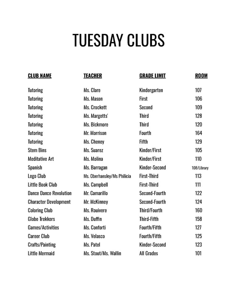 Copy of club list (1) page 1